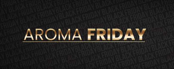 black friday via aroma