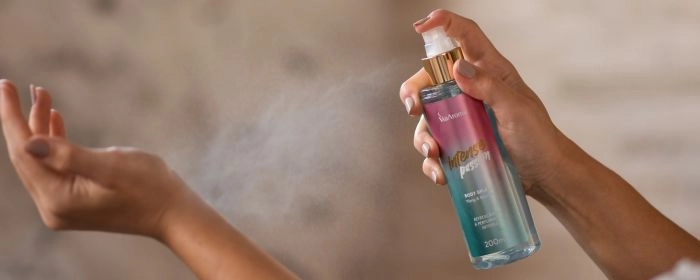 body splash via aroma