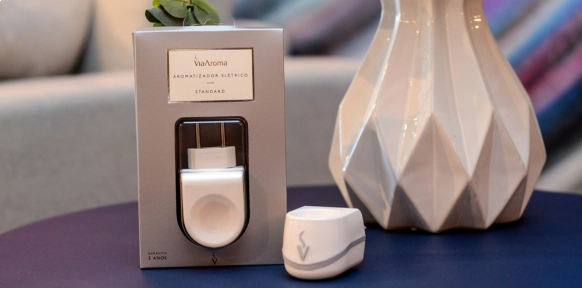 Difusor aromatizador da Via Aroma cor branco