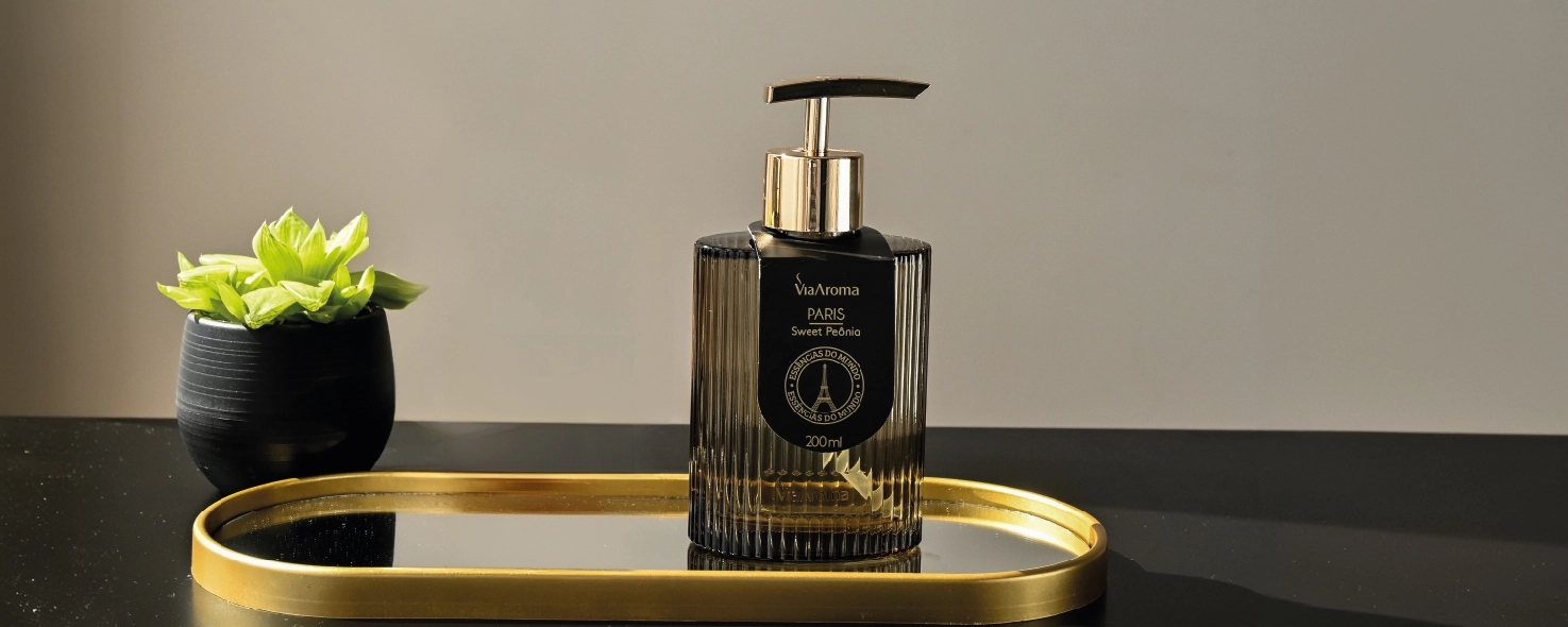 Sabonete Líquido 200ml da linha mundo via aroma