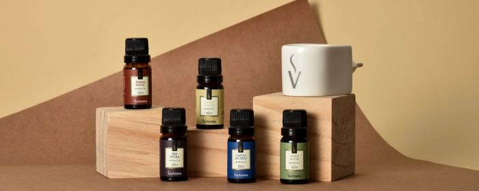 linha de essências da via aroma