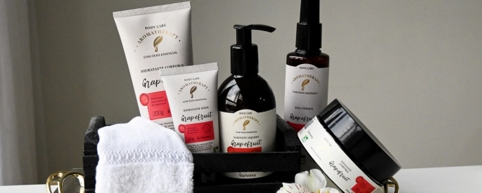 aromateria para corpo e rosto da via aroma