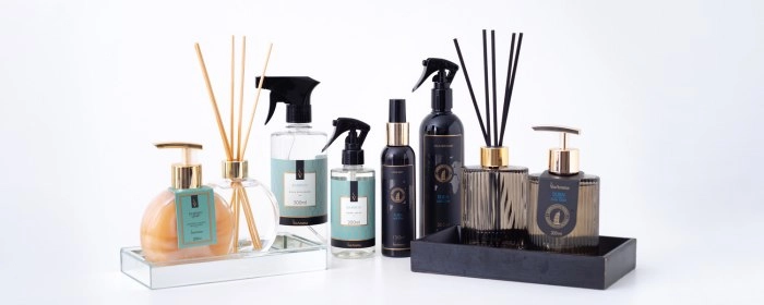 produtos da via aroma para todos os ambientes