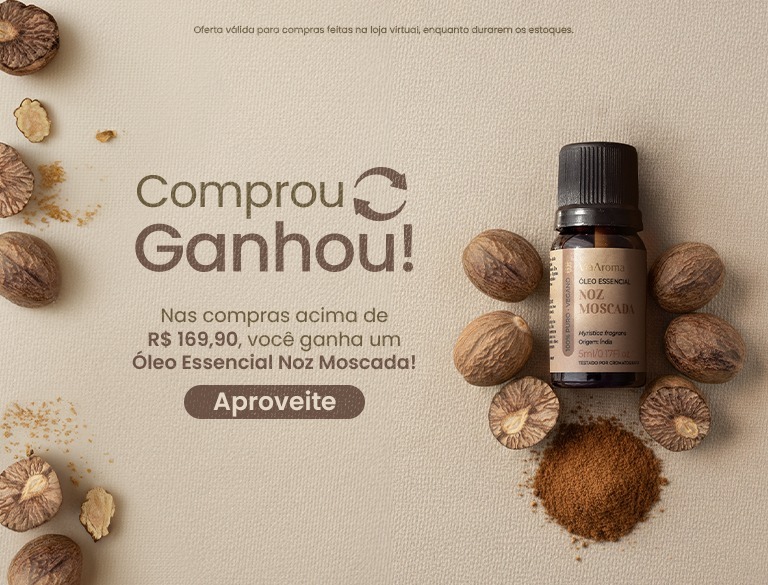 Comprou, Ganhou! &mdash; Ganhe &Oacute;leo Essencial Noz Moscada