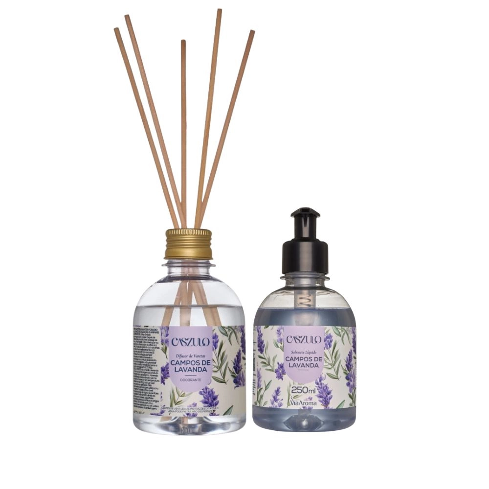 Kit Lavabo Campos de Lavanda - Caszulo Produto Kit Lavabo Campos de Lavanda - Caszulo