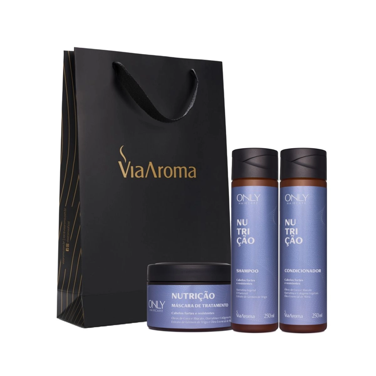 Kit Nutrição Only Harircare Via Aroma