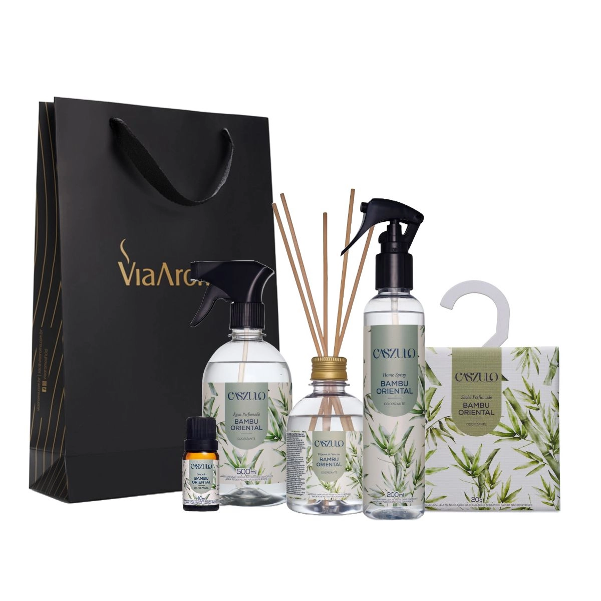 Kit Caszulo Bambu Oriental Via Aroma
