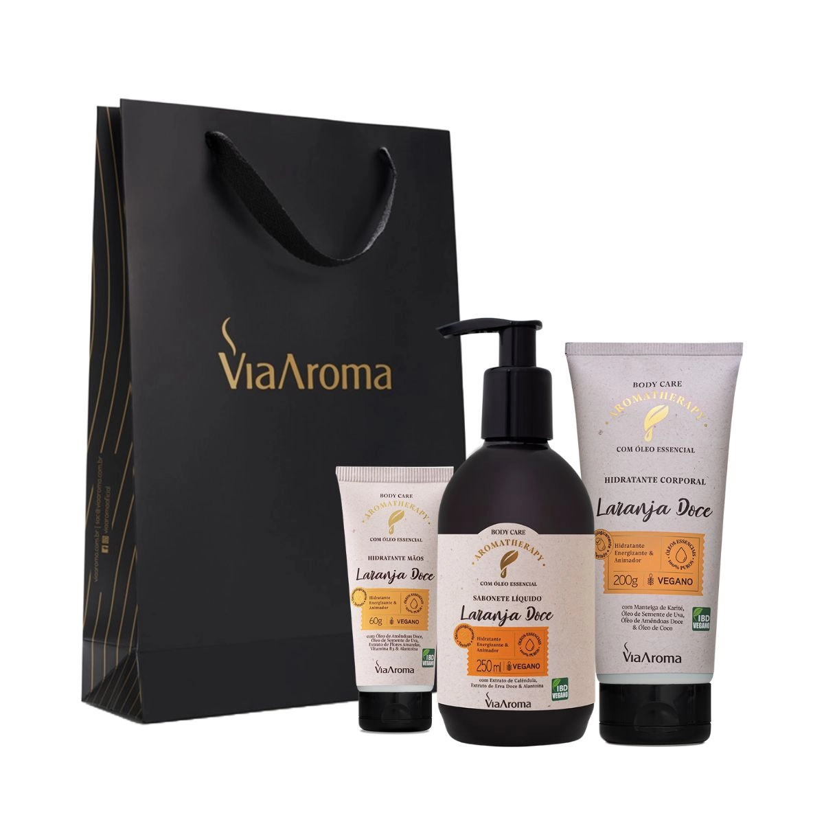 Kit Laranja Doce Aromatherapy Via Aroma