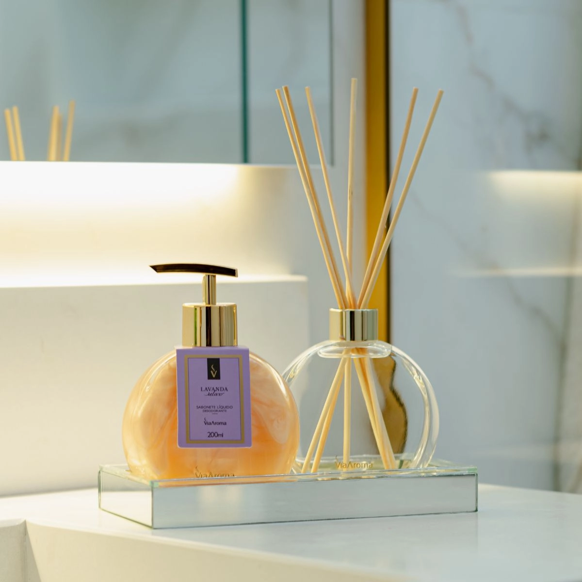 Kit Lavabo Lavanda Via Aroma