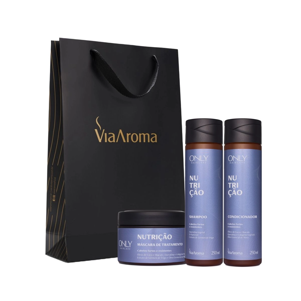 Kit Nutrição Only Harircare Via Aroma