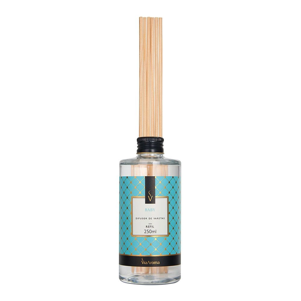 Refil Difusor de Varetas Baby Via Aroma - 250ml