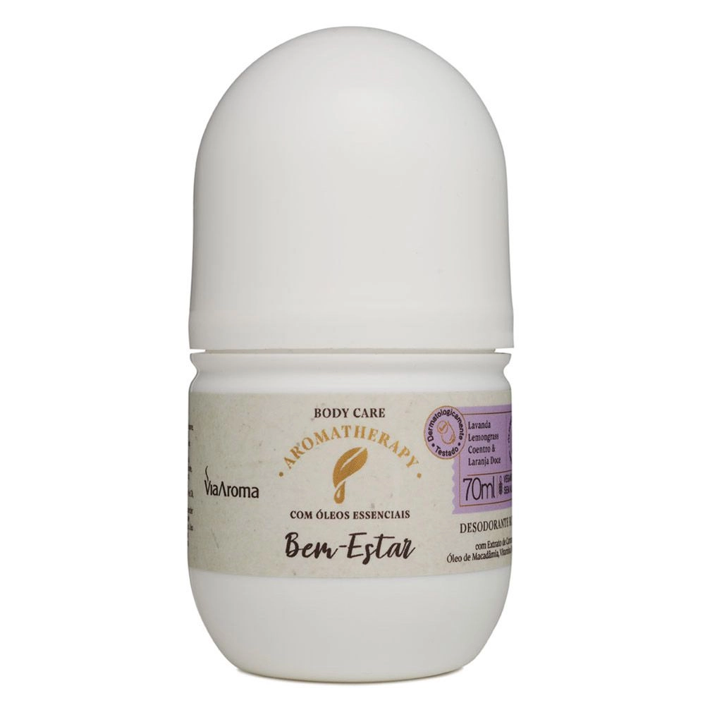  Desodorante Roll-on Bem-Estar Aromatherapy Via Aroma - 70ml