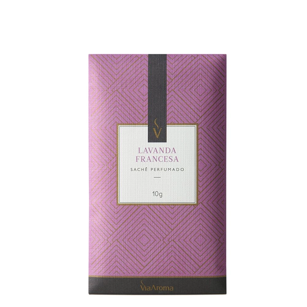 Sachê Perfumado Lavanda Francesa Via Aroma - 10g