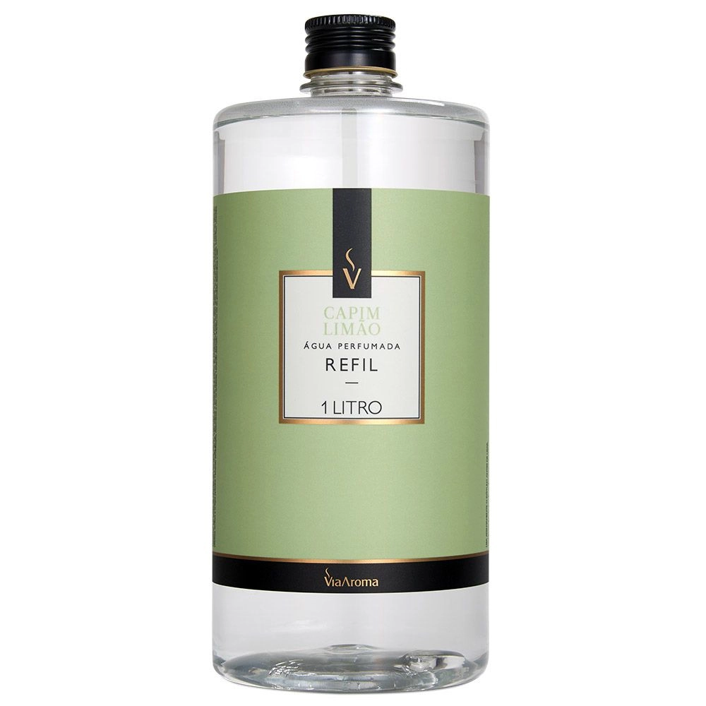 Refil para Água Perfumada Capim Limão Via Aroma - 1l