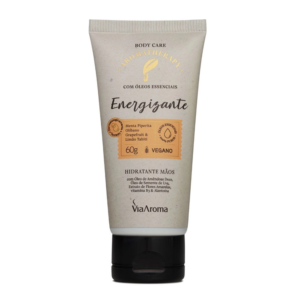 Hidratante MÃ£os Energizante Aromatherapy Via Aroma - 60g