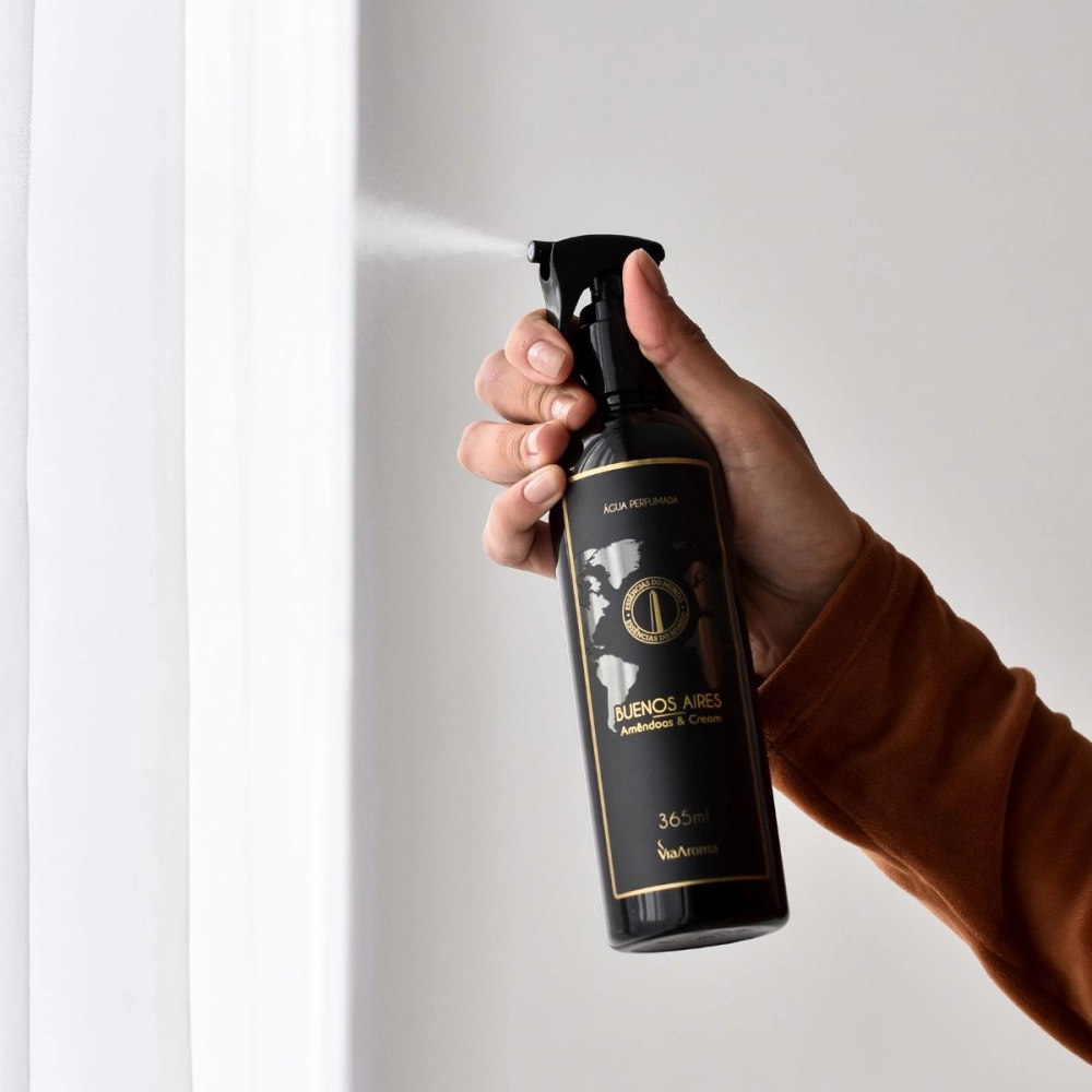 Ãgua Perfumada Buenos Aires Linha Mundo Via Aroma - 365ml Produzida