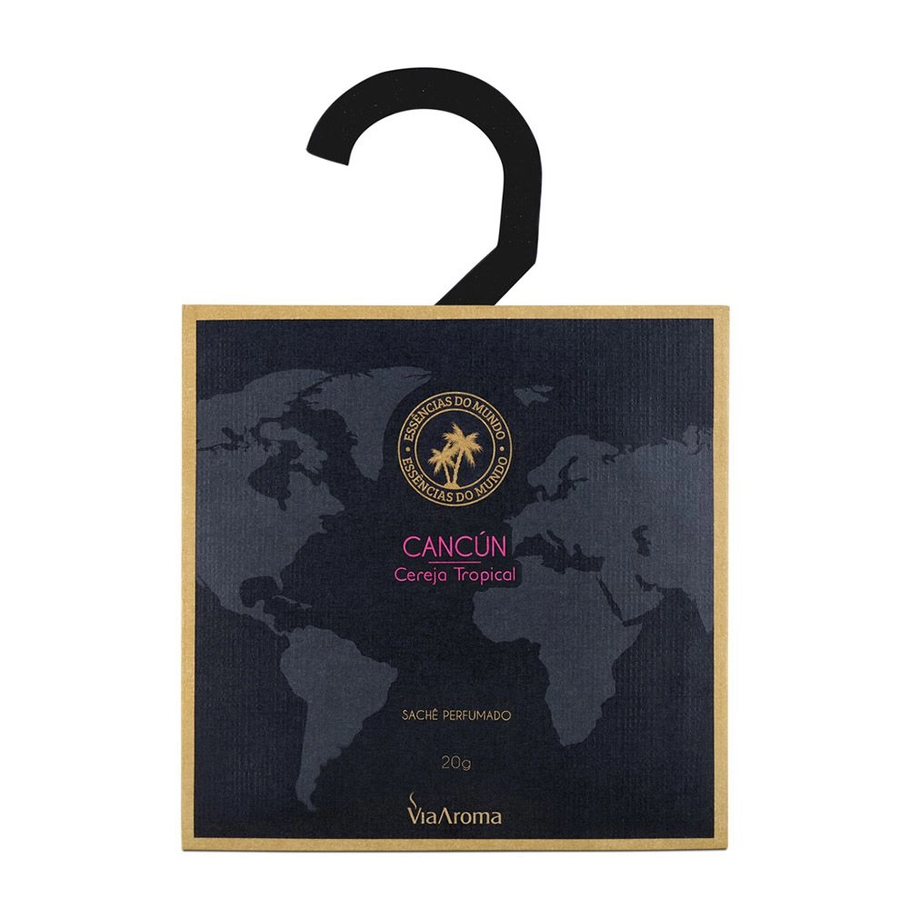 Sachê Perfumado Cancún Linha Mundo Via Aroma - 20g