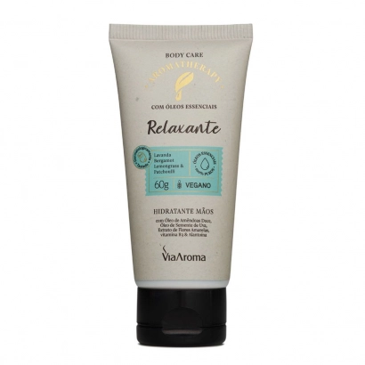 Produto Hidratante Mãos Relaxante Aromatherapy Via Aroma - 60 g