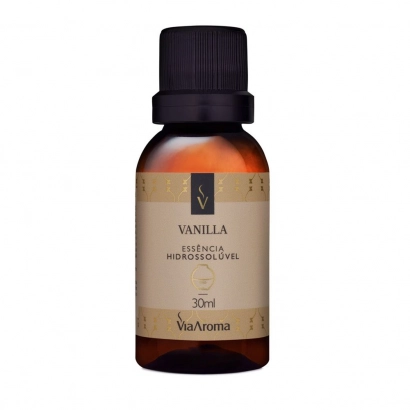 Produto Essência Hidrossolúvel Vanilla Via Aroma - 30ml