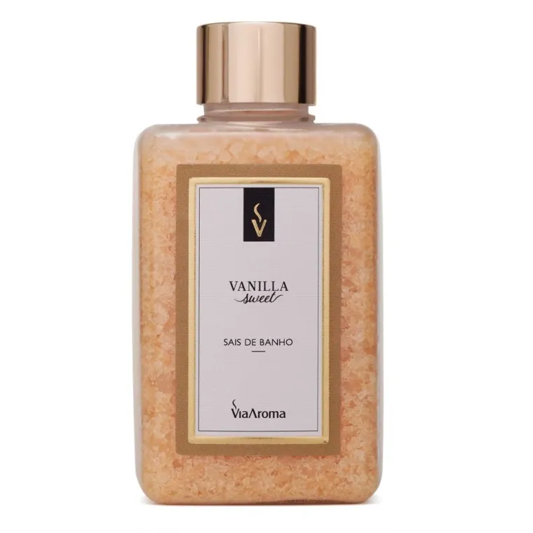 Sais de Banho Vanilla Via Aroma - 440g Produto Sais de Banho Vanilla Via Aroma - 440g