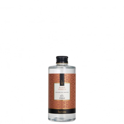 Produto Refil Difusor de Varetas Black Vanilla Via Aroma - 250ml