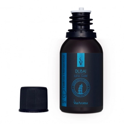 Produto Essência Hidrossolúvel Dubai Lírio Gold Linha Mundo Via Aroma - 30ml