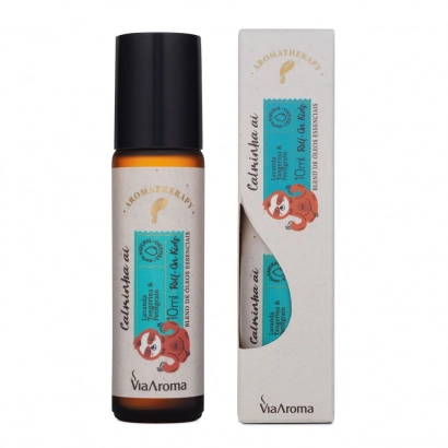 Produto Roll-on de Óleos Essenciais Kids Calminha aí Via Aroma - 10ml Embalagem 