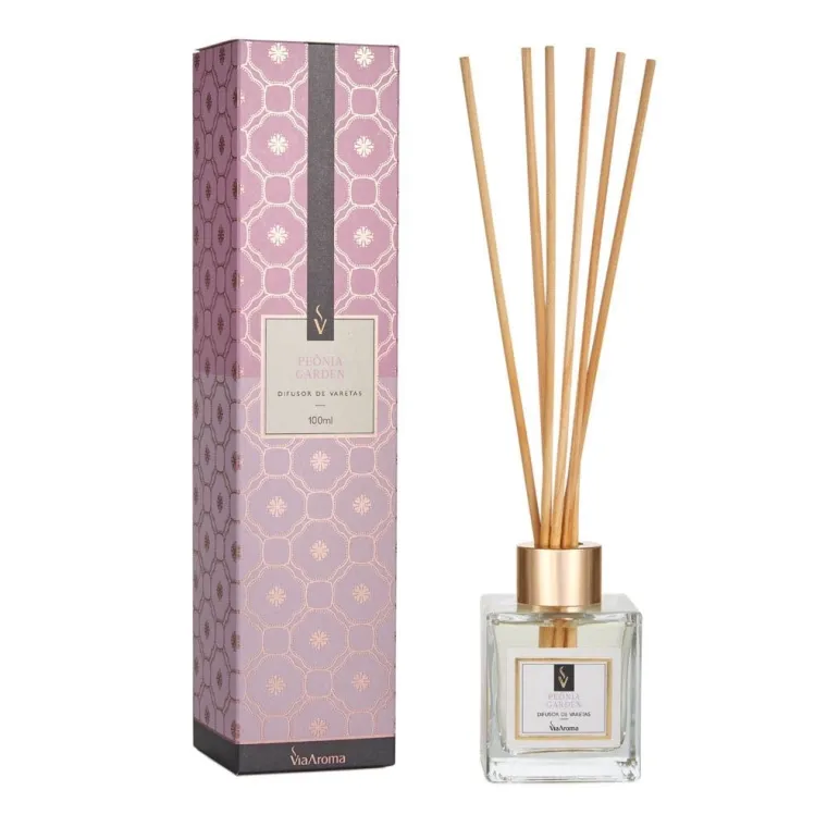 Produto Difusor de Varetas Peônia Garden Via Aroma - 100ml