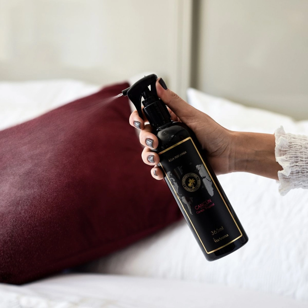 Produto Água Perfumada Cancún Cereja Tropical Via Aroma - 365ml