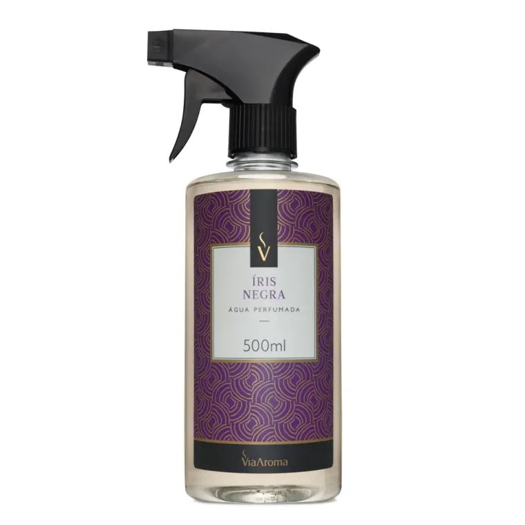 Água Perfumada Íris Negra Via Aroma - 500ml Produto Água Perfumada Íris Negra Via Aroma - 500ml
