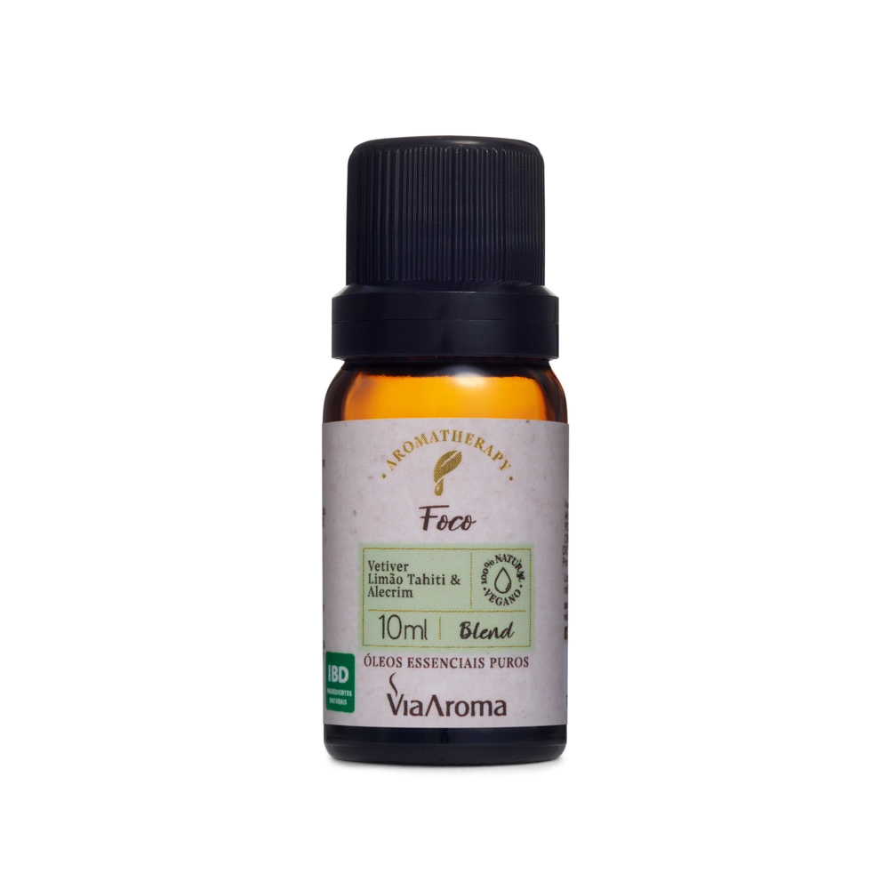 Produto Blend de Óleos Essenciais Foco e Concentração Via Aroma - 10ml