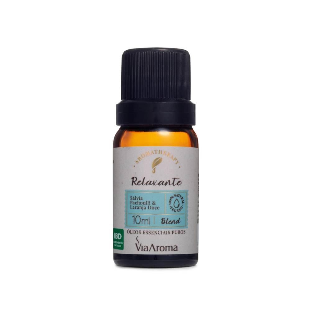 Produto Blend de Óleos Essenciais Relaxante Via Aroma - 10ml Frente