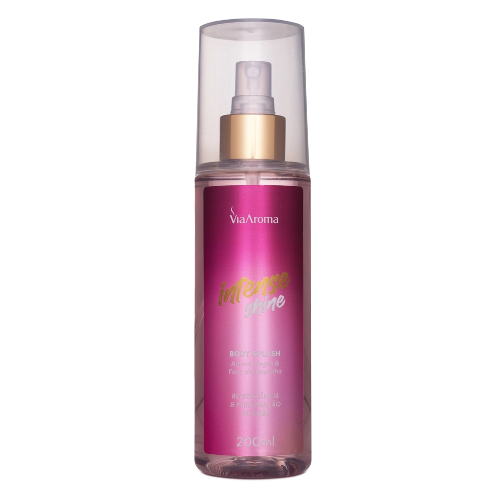 Produto Body Splash Desodorante Intense Shine Via Aroma - 200ml Frente