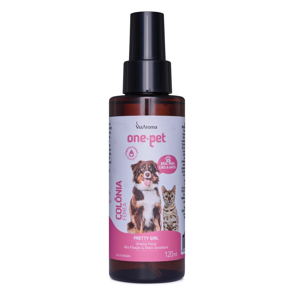 Produto Colônia One Pet Fêmea Via Aroma – 120 ml Frente