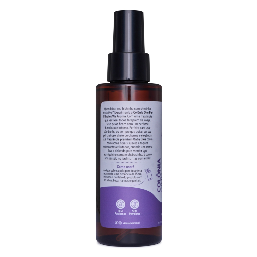 Colônia One Pet Filhotes Via Aroma – 120 ml Produto Colônia One Pet Filhotes Via Aroma – 120 ml