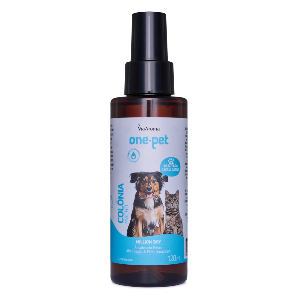 Produto Colônia One Pet Macho Via Aroma – 120 ml Frente