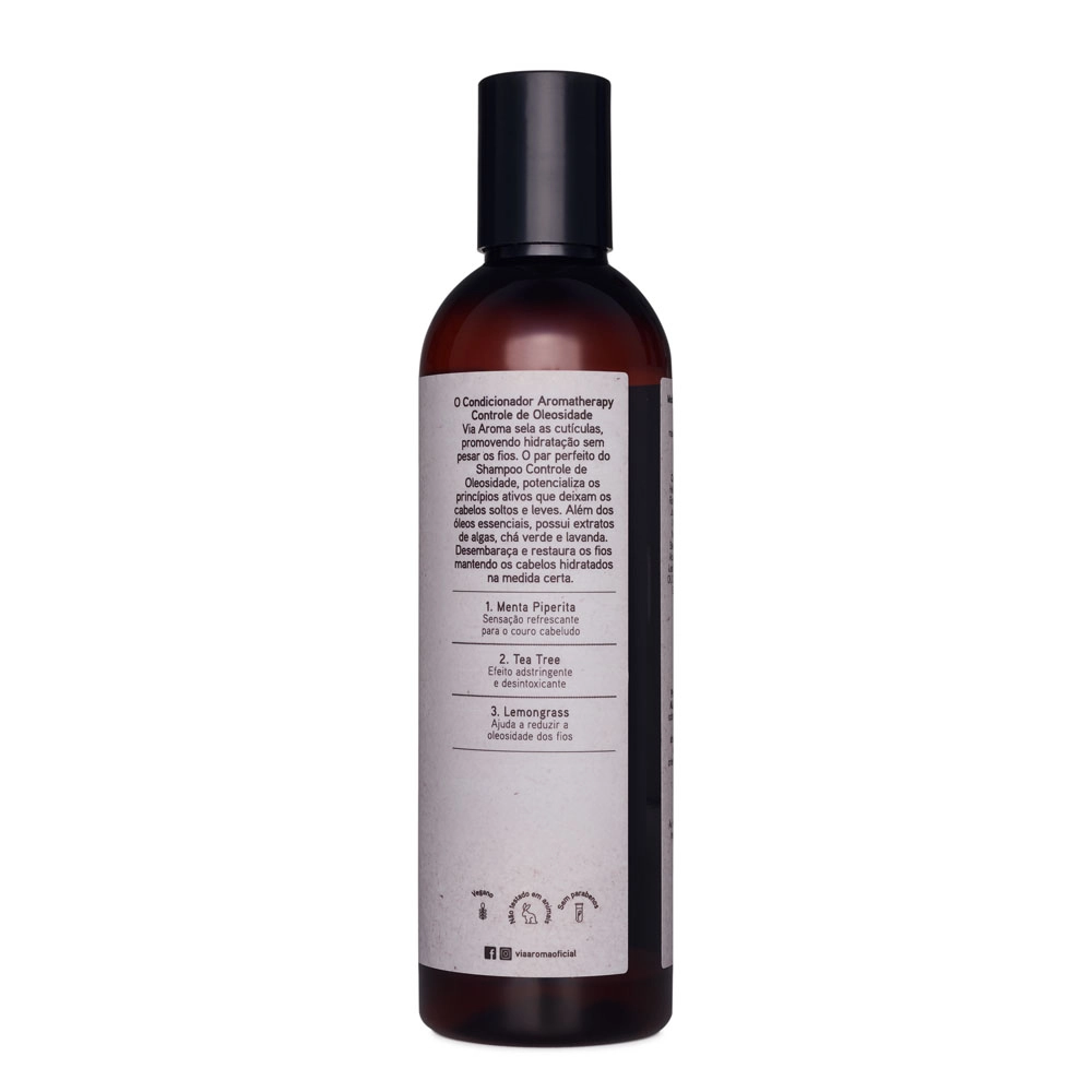 Produto Condicionador Controle de Oleosidade Aromatherapy Via Aroma - 240ml