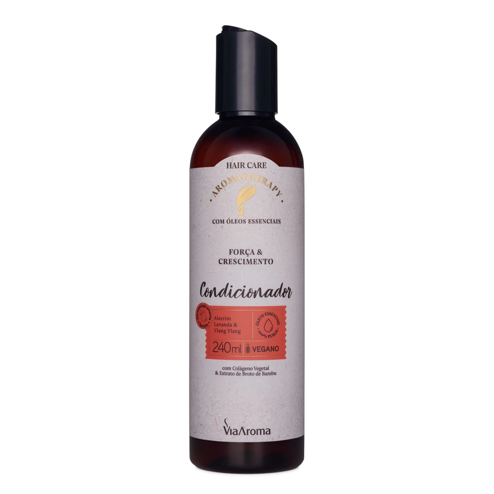 Produto Condicionador Força e Crescimento Aromatherapy Via Aroma - 240ml