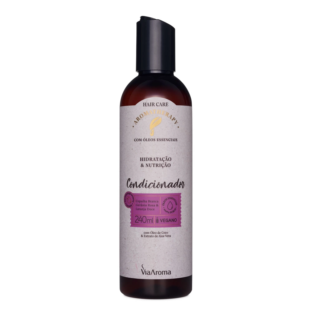 Produto Condicionador Hidratação e Nutrição Aromatherapy Via Aroma - 240ml