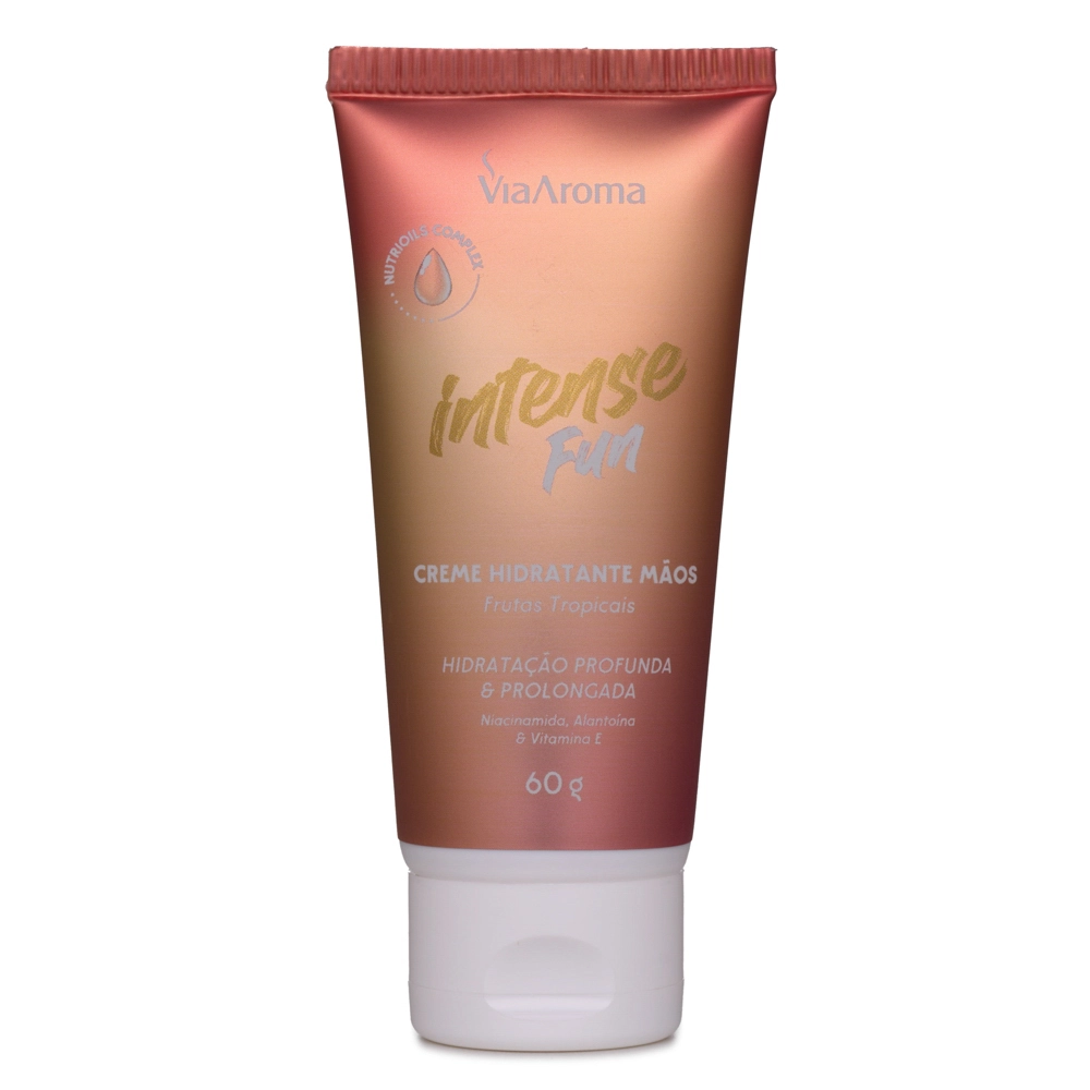 Produto Creme Hidratante Desodorante Mãos Intense Fun Via Aroma - 60g Frente