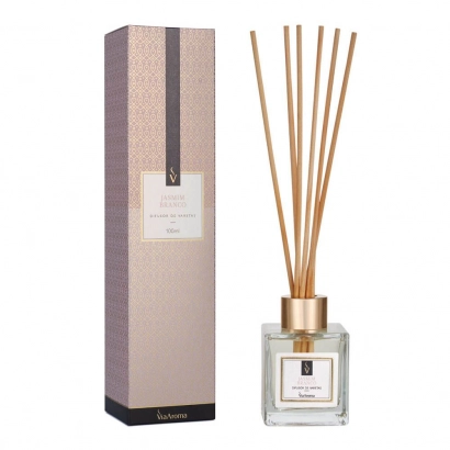 Produto Difusor de Varetas Jasmim Branco Via Aroma - 100ml
