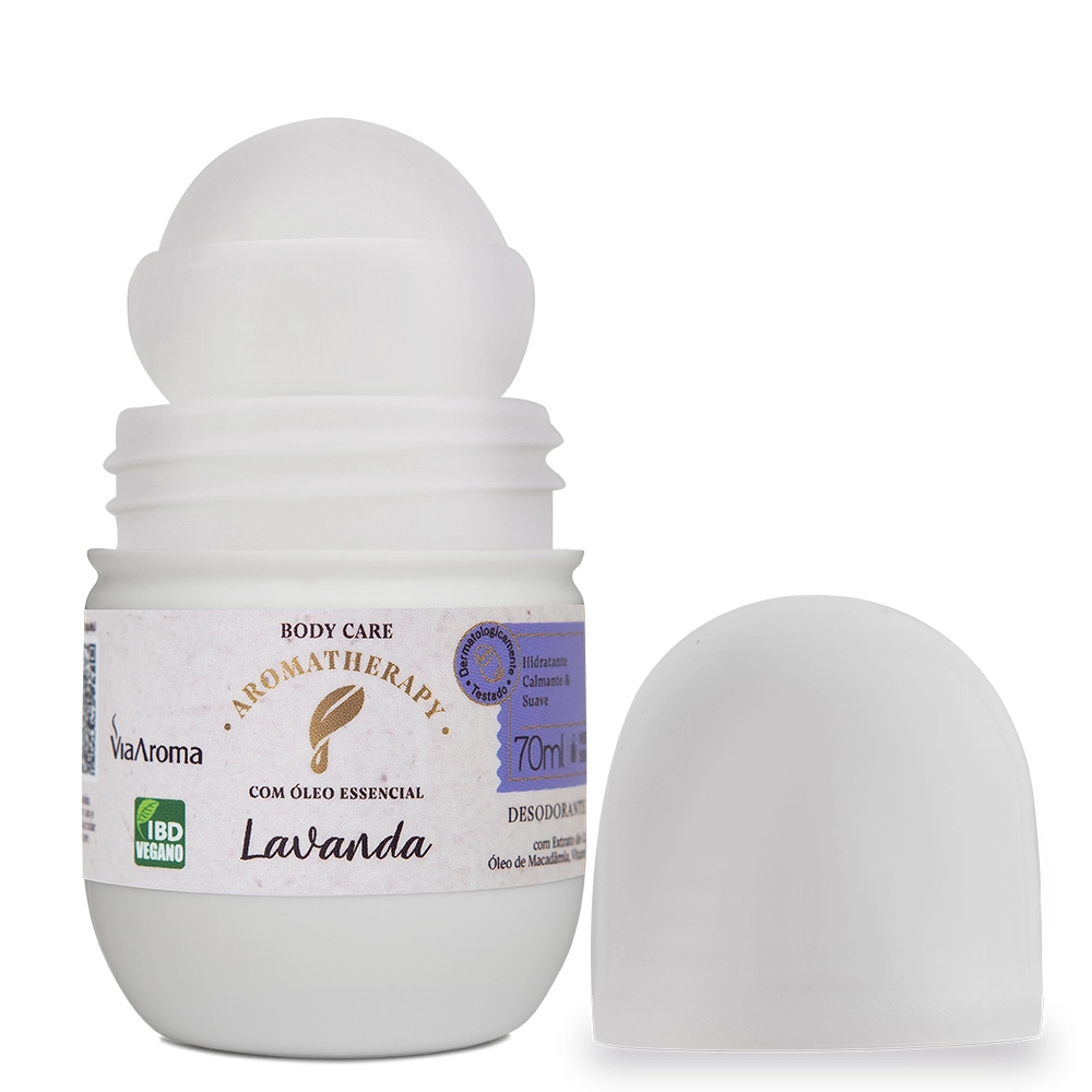 Produto Desodorante Roll-On Lavanda Aromatherapy Via Aroma – 70ml