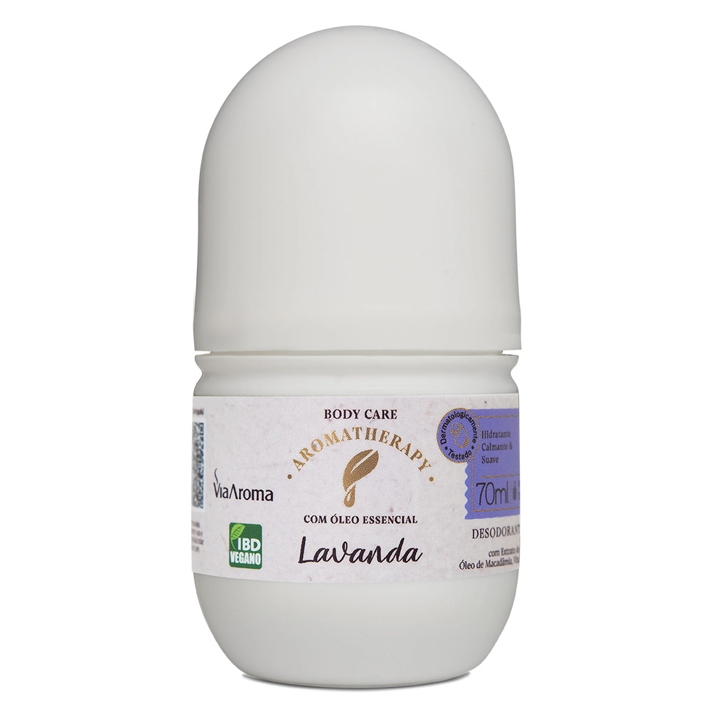 Produto Desodorante Roll-On Lavanda Aromatherapy Via Aroma – 70ml