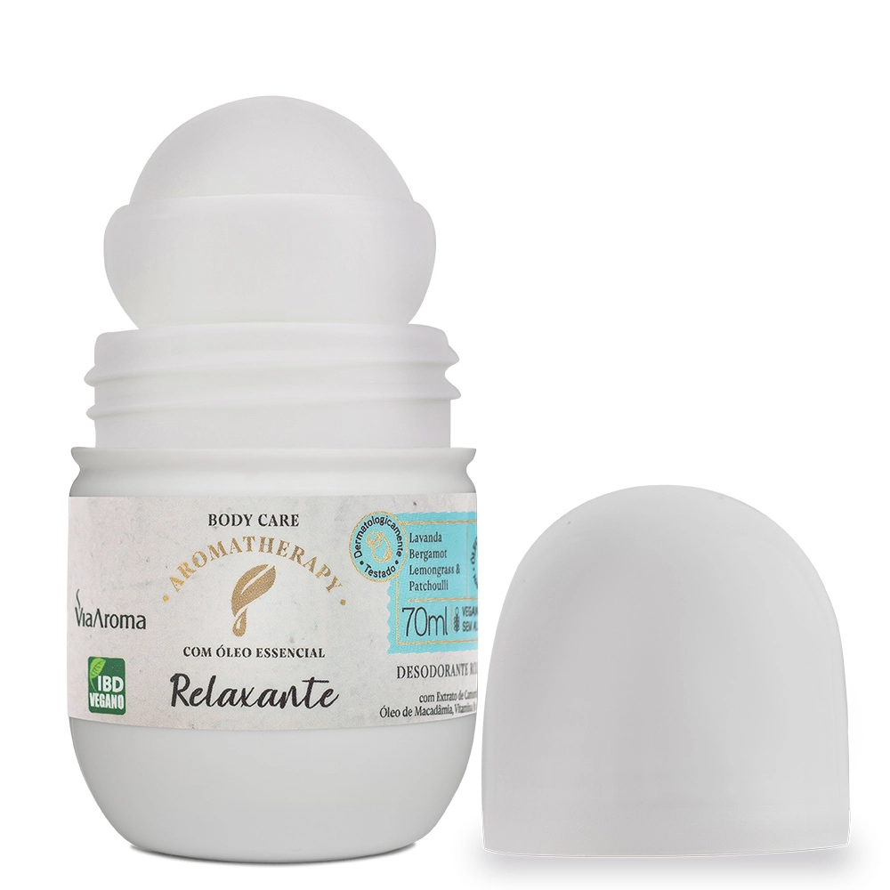 Produto Desodorante Roll-On Relaxante Aromatherapy Via Aroma – 70 Ml