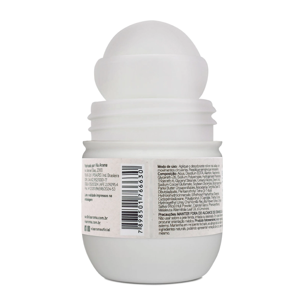 Produto Desodorante Roll-On Tea Tree Aromatherapy Via Aroma – 70ml