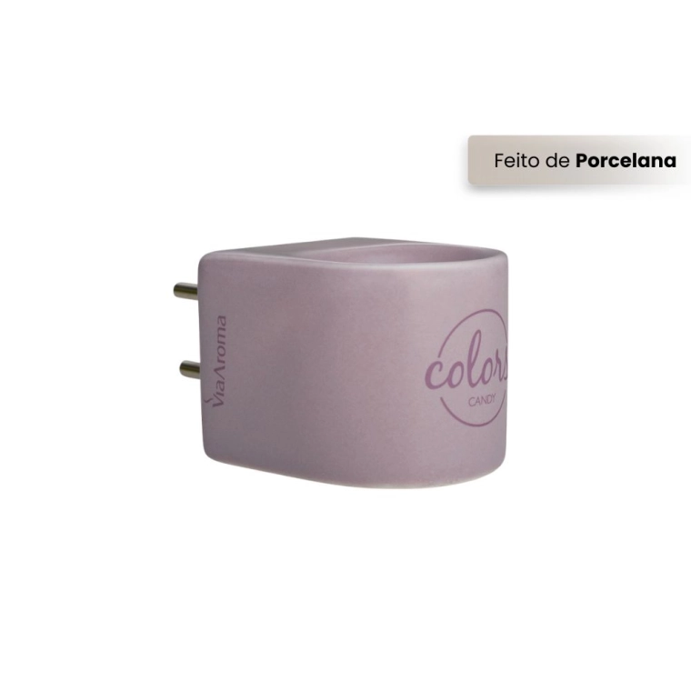 Produto Difusor Aromatizador Elétrico Bivolt Colors Via Aroma - Lilás