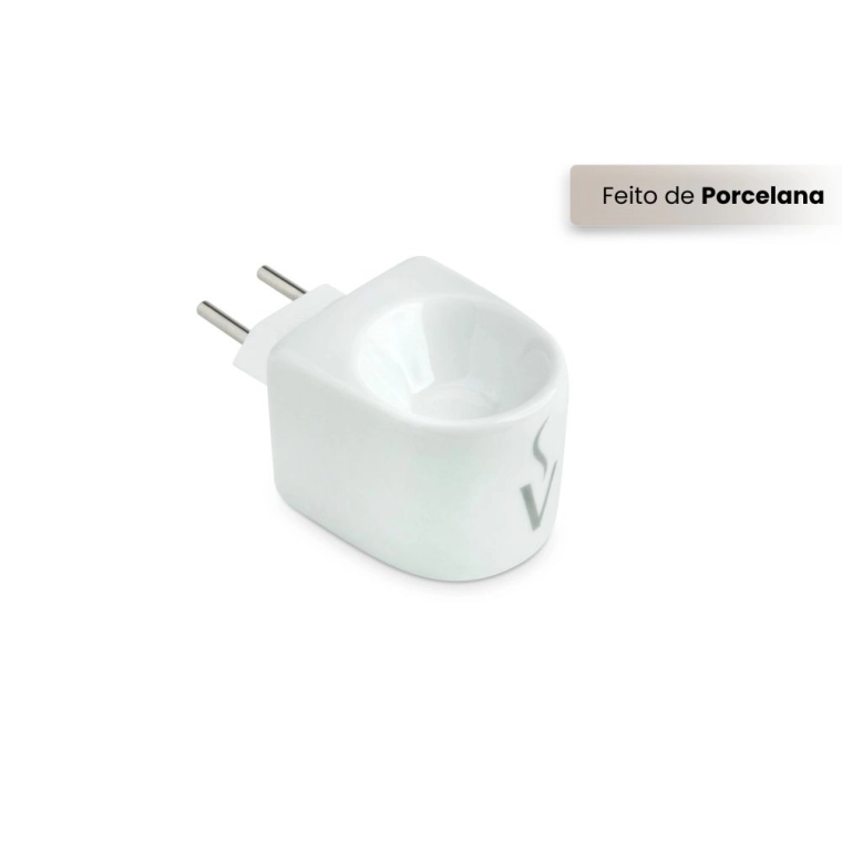 Produto Difusor Aromatizador Elétrico de Porcelana Bivolt Original - Via Aroma