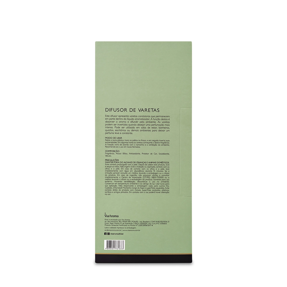 Produto Difusor de Varetas Alecrim Silvestre Via Aroma - 200ml