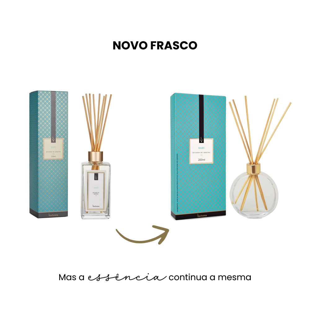 Produto Difusor de Varetas Baby Via Aroma - 200ml