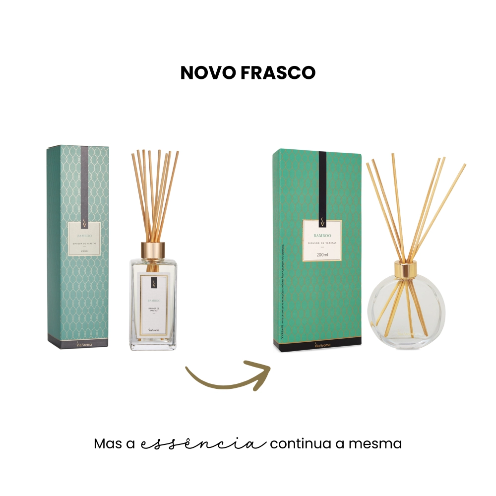 Produto Difusor de Varetas Bamboo Via Aroma - 200ml